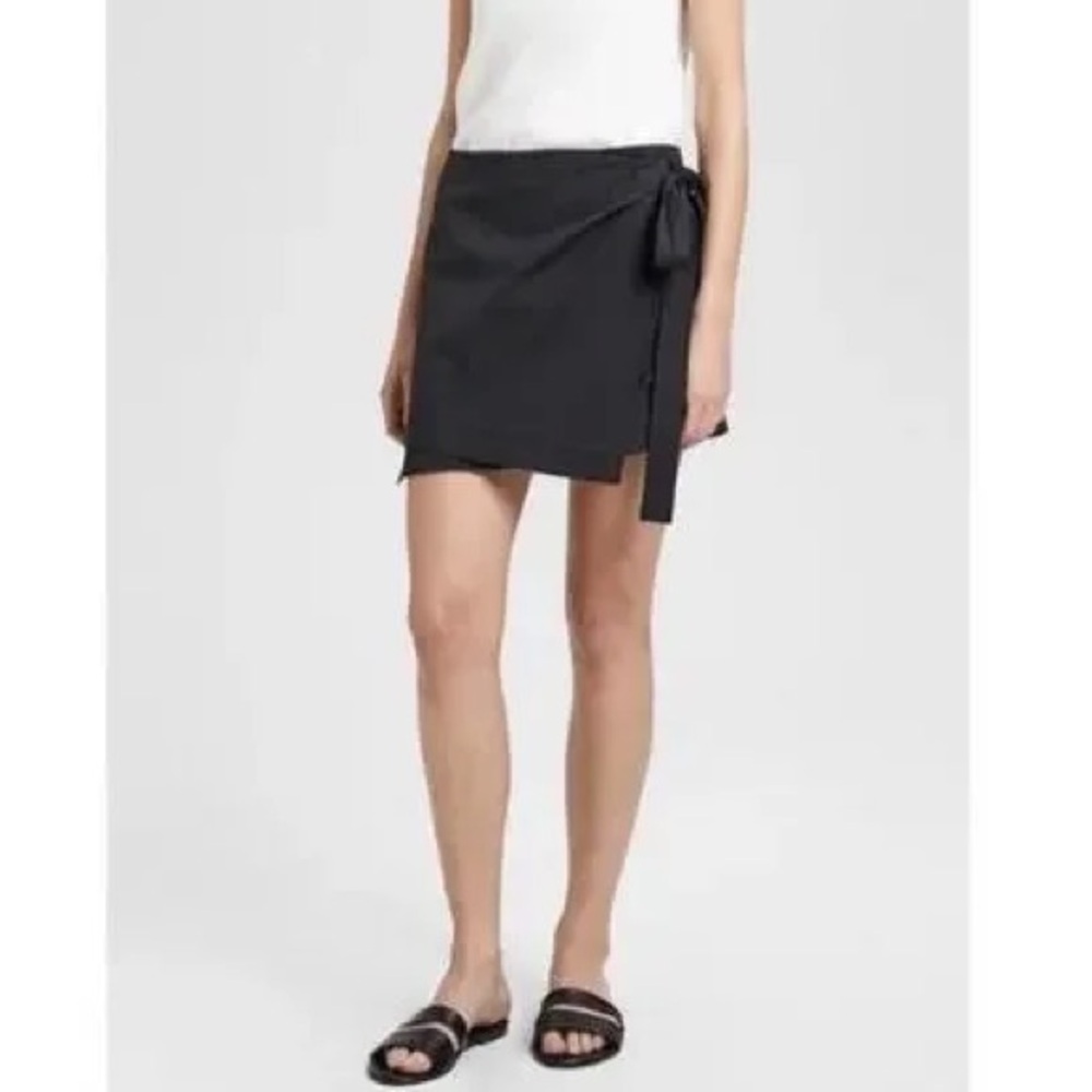 Theory Wrap Tie Skirt